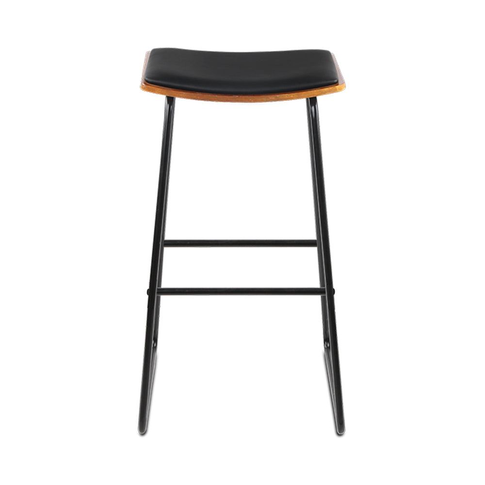 Artiss 4x Bar Stools Leather Padded Metal Furniture > Bar Stools & Chairs > Table & Bar Stools