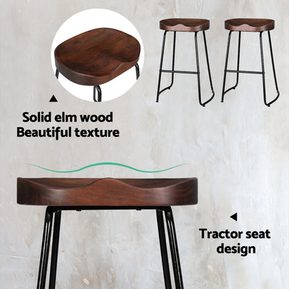 Artiss 4x Bar Stools Tractor Seat 65cm - Furniture > Bar Stools & Chairs > Table & Bar Stools