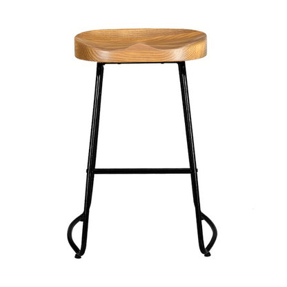 Artiss 4x Bar Stools Tractor Seat 65cm Wooden Furniture > Bar Stools & Chairs > Table & Bar Stools