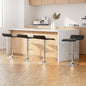 Artiss 4x Bar Stools Adjustable Gas Lift Chairs Black - Furniture > Bar Stools & Chairs > Table & Bar Stools
