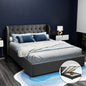 Artiss Bed Frame Queen Size Gas Lift Charcoal ISSA - Furniture > Bedroom > Beds & Bed Frames