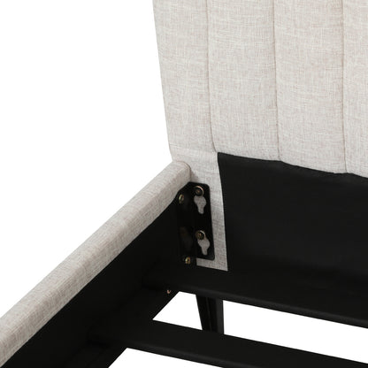 Artiss Bed Frame King Size Beige AMMY - Furniture > Bedroom > Beds & Bed Frames