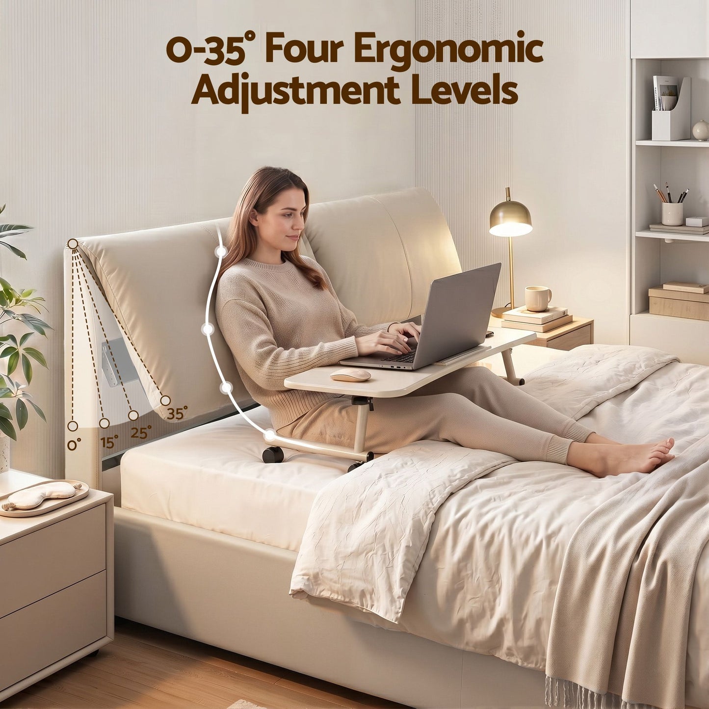 King Bed Frame Gas Lift Storage 3 Drawers Adjustable Headboard Platform Base