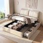 Queen Bed Frame Gas Lift Storage 3 Drawers Adjustable Headboard Platform Base