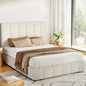 Artiss Bed Frame Queen Size Beige TETTE - Furniture > Bedroom > Beds & Bed Frames