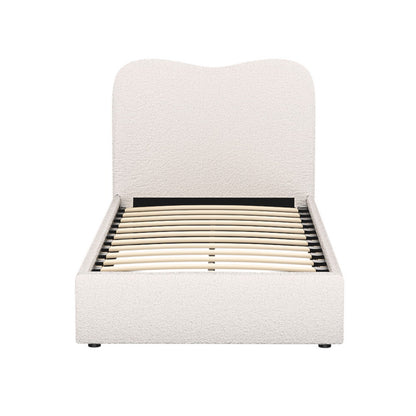 Bed Frame Single Size Boucle DARA