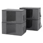 Blanket Storage Bags Box X4 Clothes Quilt Container 84L Organiser Grey