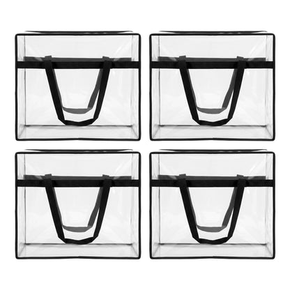 Blanket Storage Bags 4Pcs 40L PVC Box Clothes Doona Moving Organiser