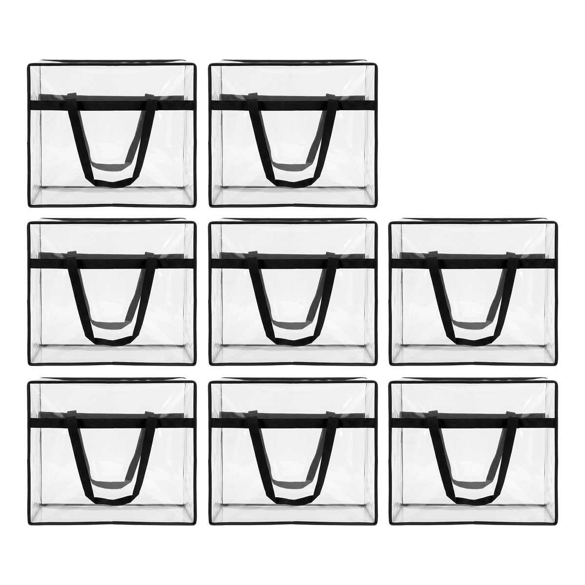 Blanket Storage Bags 8Pcs 40L PVC Box Clothes Doona Moving Organiser