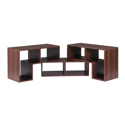 Modular TV Stand 3 Piece Entertainment Unit Adjustable Bookcase Shelf