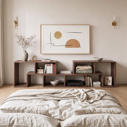 Modular TV Stand 3 Piece Entertainment Unit Adjustable Bookcase Shelf