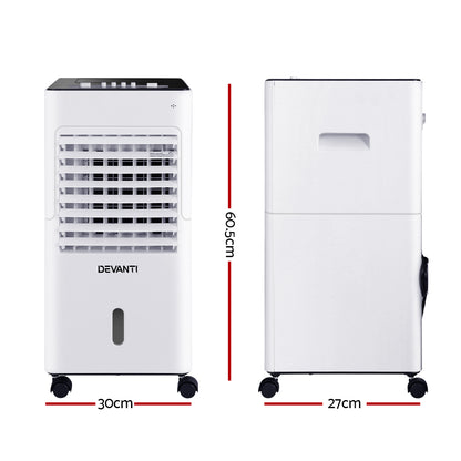 Devanti Evaporative Air Cooler Conditioner 6L - Appliances > Air Conditioners > Evaporative Coolers