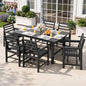Gardeon 7 Piece Outdoor Dining Set Patio HDPE Table and Chairs Garden Furniture
