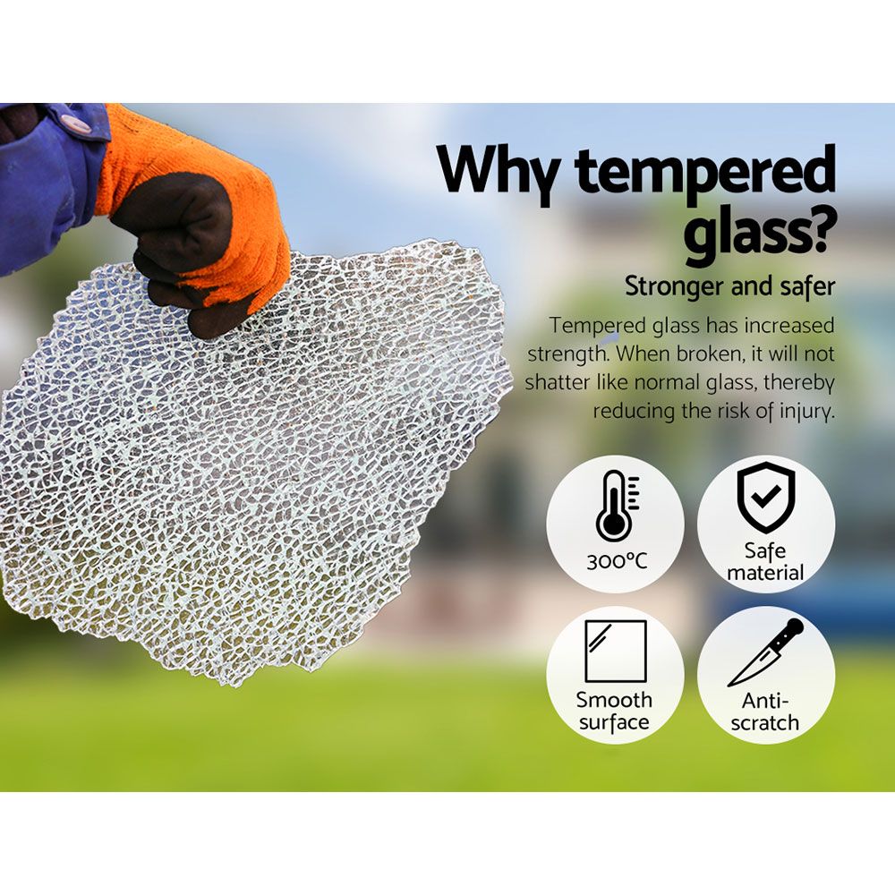 Gardeon 9-Piece Outdoor Sofa Set Wicker Couch Lounge Setting 7 Seater - Furniture > Outdoor > Outdoor Sofas & Lounge