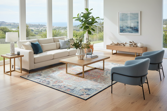 Rug 160x230cm Area Large Carpet Soft Short Pile Modern Yasmin