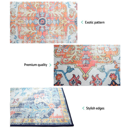 Artiss Rug 160x230cm Area Rug Large Carpet Soft Short Pile Modern Yasmin - Home & Garden > Rugs > Floor Rugs