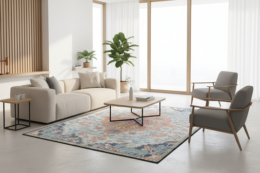 Rug 200x290cm Area Large Carpet Soft Short Pile Modern Yasmin