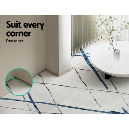 Artiss Rug 200x290cm Area Rug Washable Mat Large Carpet Soft Short Pile Jaca Home & Garden > Rugs > Floor Rugs