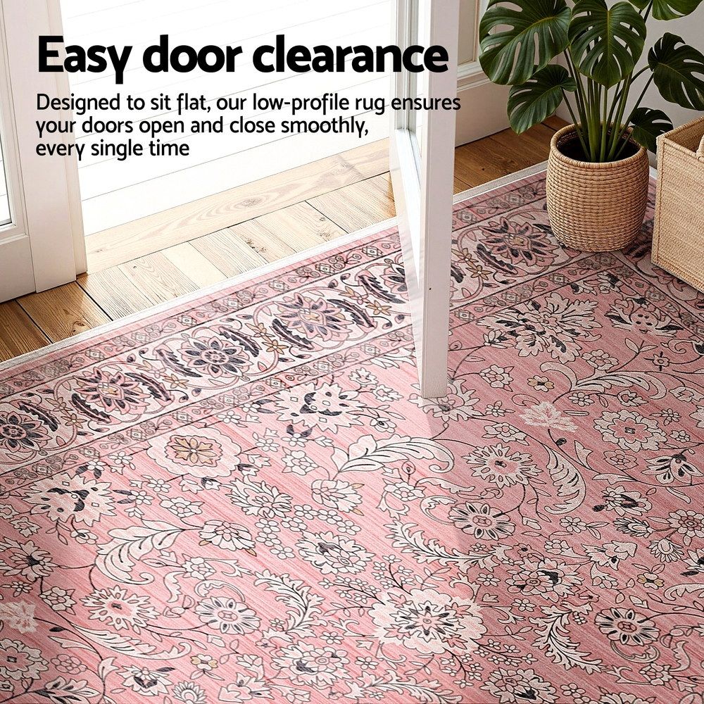 Floor Rug 240X340cm Large Washable Area Rug Vintage Living Room Carpet