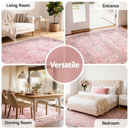 Floor Rug 240X340cm Large Washable Area Rug Vintage Living Room Carpet