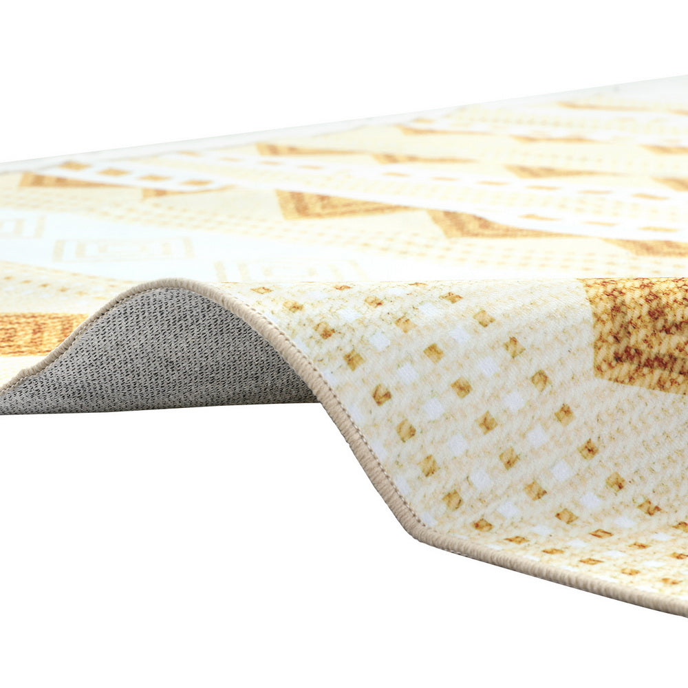 Artiss Rug 200x290cm Area Rug Washable Mat Large Carpet Soft Short Pile Ella - Home & Garden > Rugs > Floor Rugs