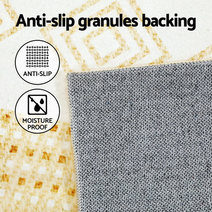 Artiss Rug 200x290cm Area Rug Washable Mat Large Carpet Soft Short Pile Ella - Home & Garden > Rugs > Floor Rugs