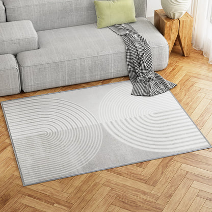 Artiss Rug 120x160cm Area Rug Washable Mat Large Carpet Faux Rabbit Fur Cyril - Home & Garden > Rugs > Floor Rugs