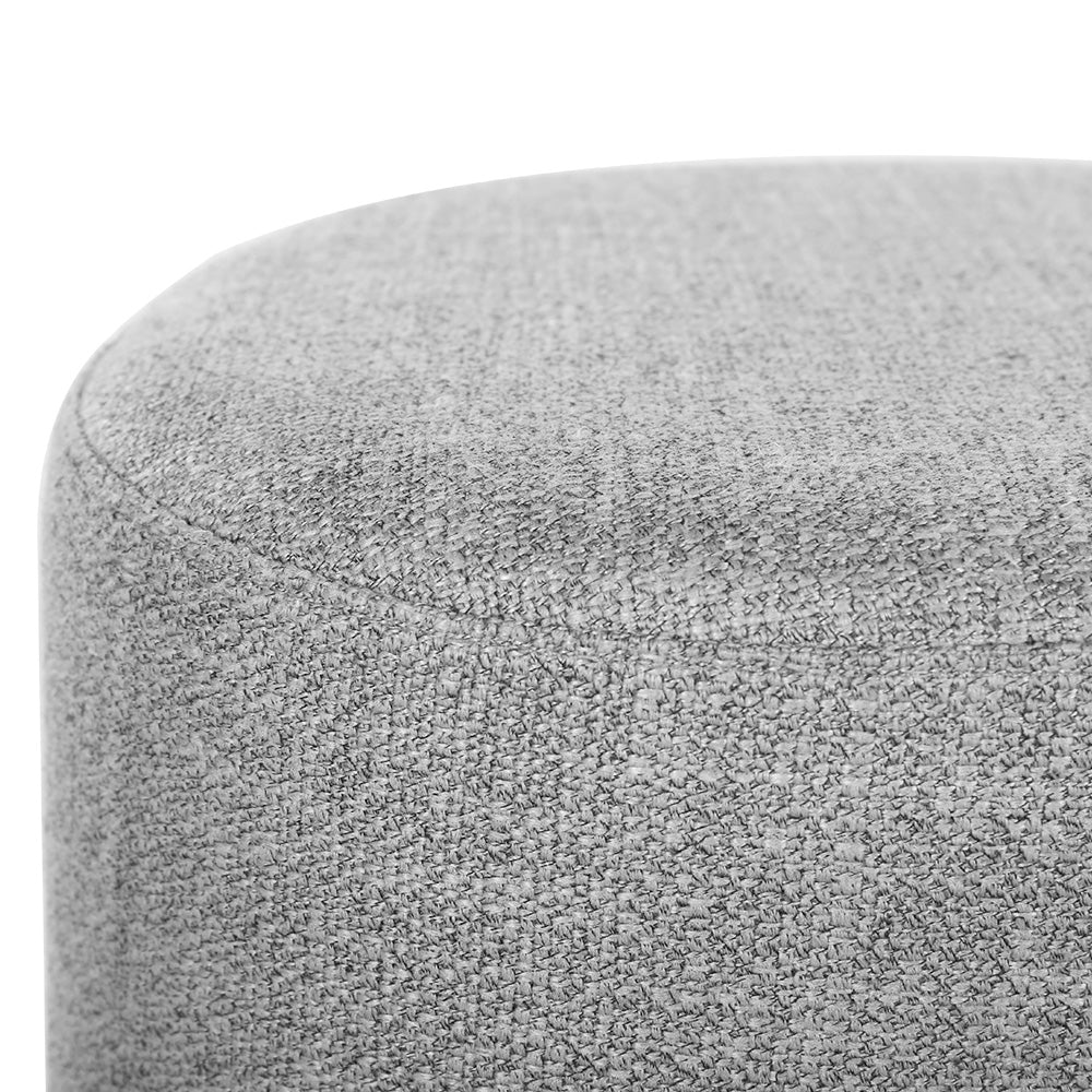 Artiss Ottoman Foot Stool Square Linen Grey - Furniture > Living Room > Ottomans & Footstools