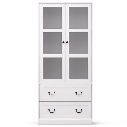 Buffet Sideboard 180cm Hutch Storage Cabinet Kitchen Drawer Door White
