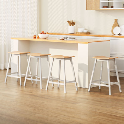 Artiss 4x Bar Stools Wooden Chairs Oak - Furniture > Bar Stools & Chairs > Massage Chairs