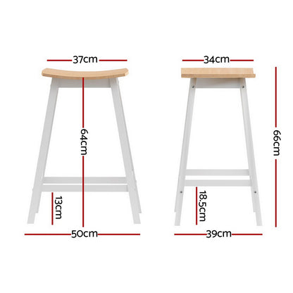 Artiss 4x Bar Stools Wooden Chairs Oak - Furniture > Bar Stools & Chairs > Massage Chairs