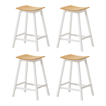 Artiss 4x Bar Stools Wooden Chairs Oak - Furniture > Bar Stools & Chairs > Massage Chairs