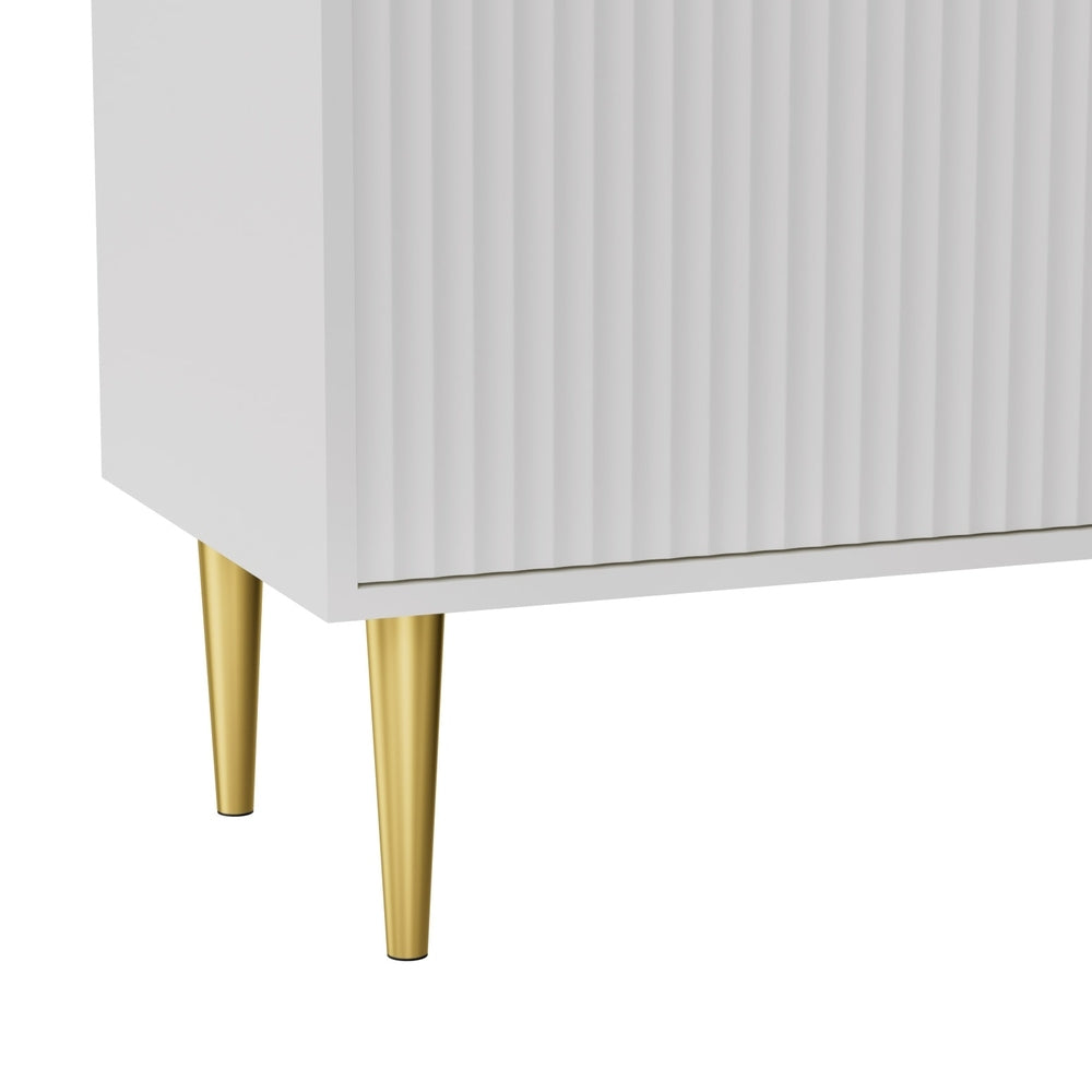 Artiss TV Cabinet Entertainment Unit Stand Storage 180CM White Furniture > Living Room > TV Units