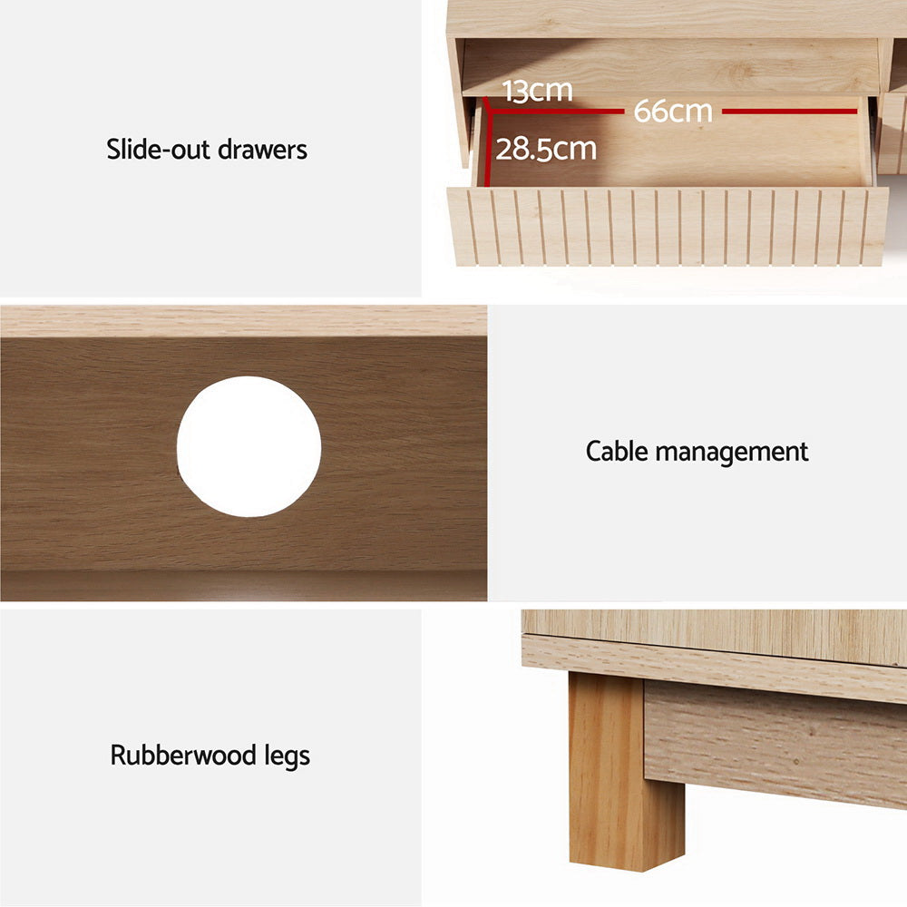 Artiss TV Cabinet Entertainment Unit Stand 150CM - Furniture > Living Room > TV Units