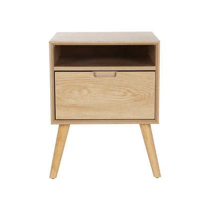 Artiss Bedside Table Drawers Side Table Shelf Storage Cabinet Nightstand GORR - Furniture > Bedroom > Bedside Tables