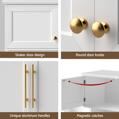 Buffet Sideboard Cabinet Pantry Kitchen Storage Cupboard Drawers Doors