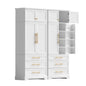 2X Buffet Sideboard Cabinet Pantry Kitchen Storage Cupboard Drawers Doors