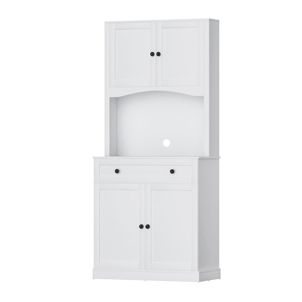 Buffet Sideboard Hutch Cabinet - BEINI White