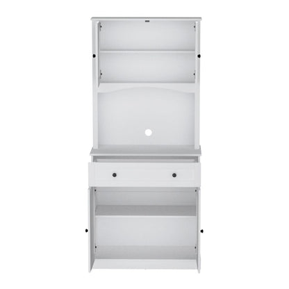 Buffet Sideboard Hutch Cabinet - BEINI White