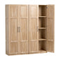 2x Buffet Sideboard Cabinet Pantry Hutch Kitchen Storage Organiser Pine