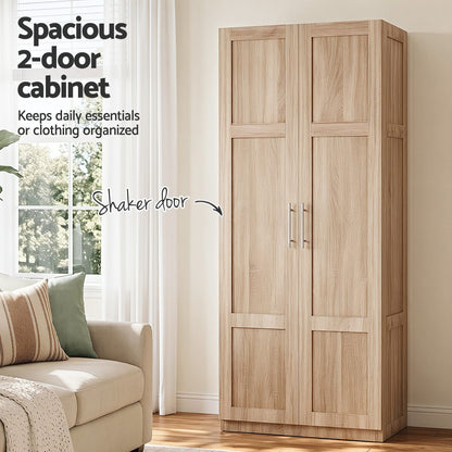 2x Buffet Sideboard Cabinet Pantry Hutch Kitchen Storage Organiser Pine