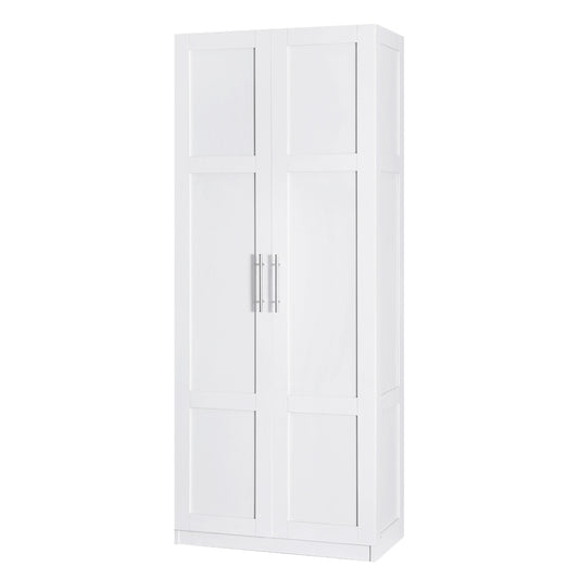 2 Door Buffet Sideboard Cupboard Cabinet Pantry White