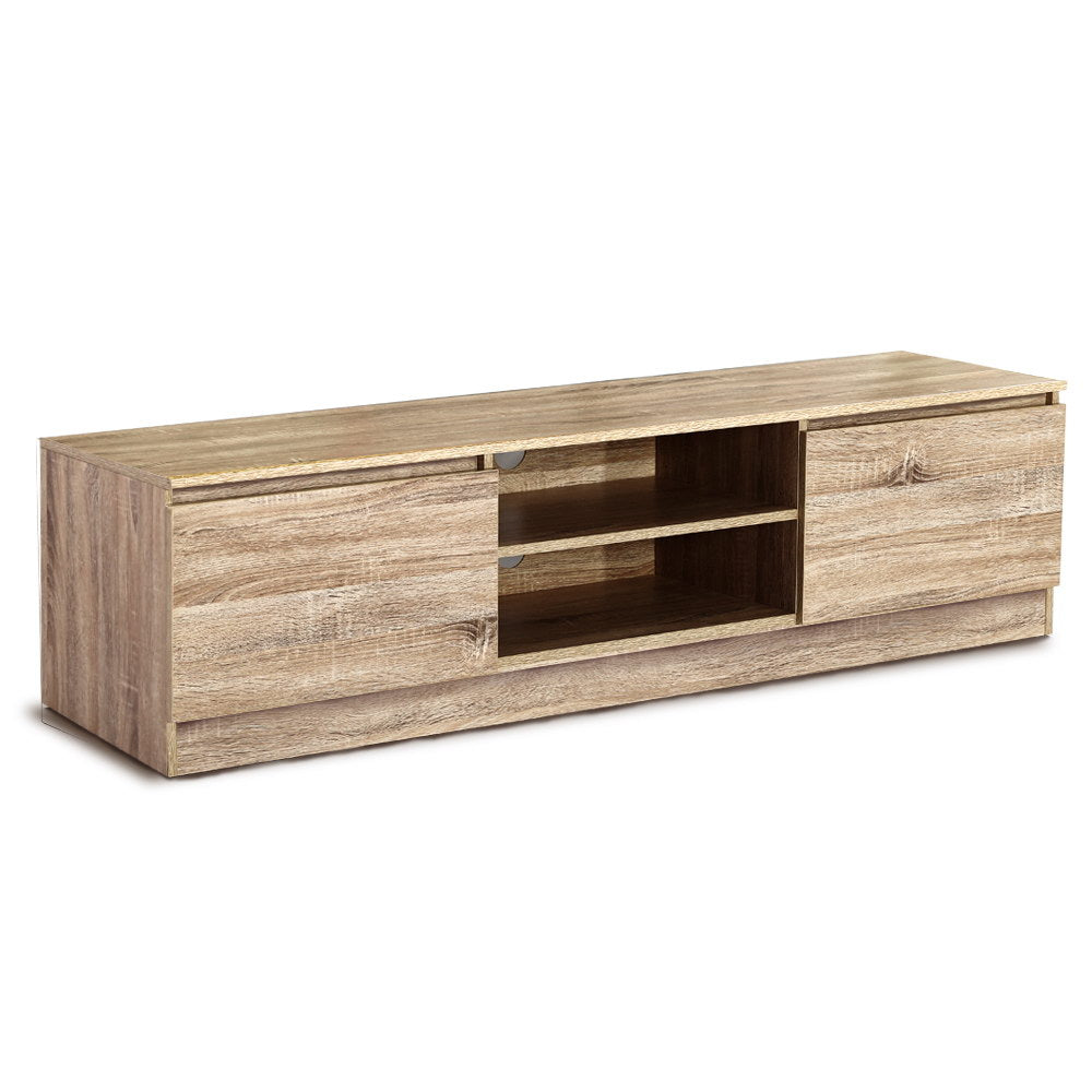 Artiss TV Cabinet Entertainment Unit 160cm Pine Charles - Furniture > Living Room > TV Units