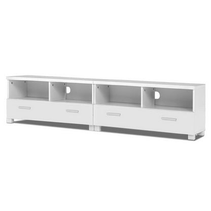 Artiss TV Cabinet Entertainment Unit 180cm White Eddie - Furniture > Living Room > TV Units