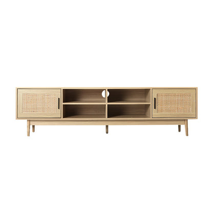 Artiss TV Cabinet Entertainment Unit 180cm Rattan Cole - Furniture > Living Room > TV Units