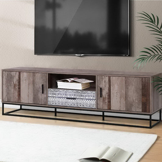 Artiss TV Cabinet Entertainment Unit 180cm Industrial - Furniture > Living Room > TV Units