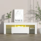 Artiss Entertainment Unit TV Cabinet LED 130cm White Elo Furniture > Living Room > TV Units