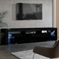 Artiss Entertainment Unit TV Cabinet LED 189cm Black Elo - Furniture > Living Room > TV Units