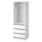 Artiss Wardrobe Clothes Closet Storage Organizer White - Home & Garden > Storage > Clothing & Wardrobe Storage
