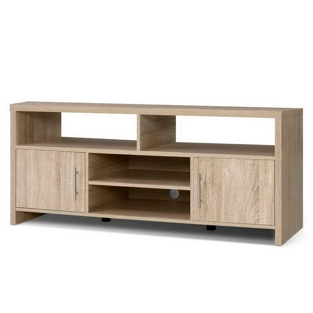 Artiss TV Cabinet Entertainment Unit 140cm Oak Ken - Furniture > Living Room > TV Units
